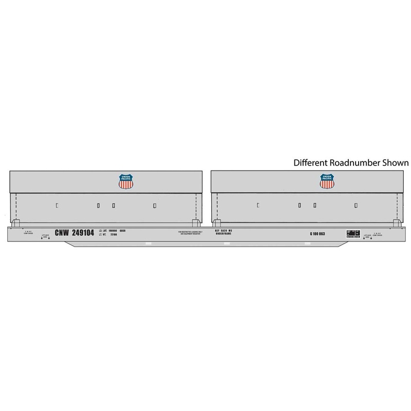 Walthers Proto 920-105258 HO Scale 50' Evans Cushion Coil Car UP/CNW 249151