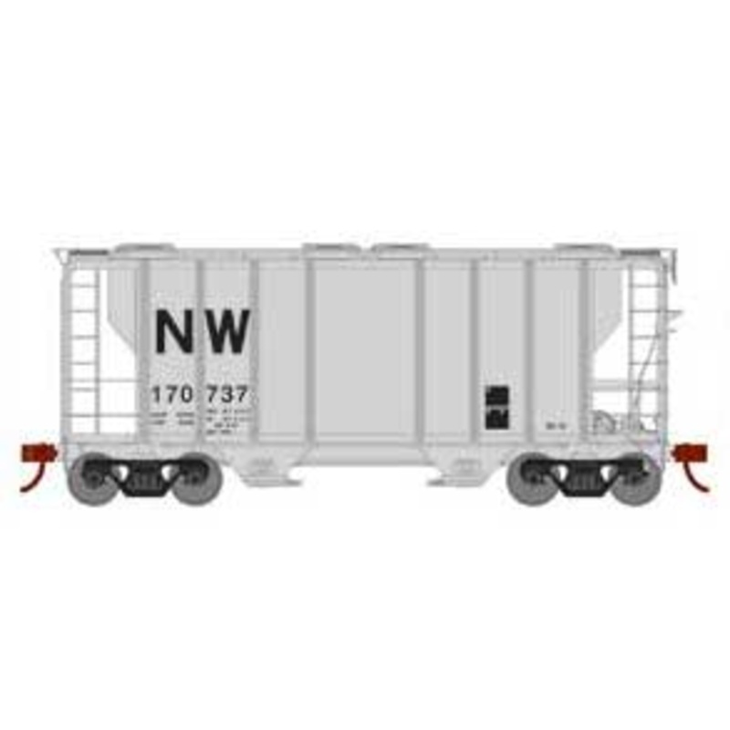 Athearn 63794 HO Scale PS-2 2600 Covered Hopper Norfolk & Western N&W 170737