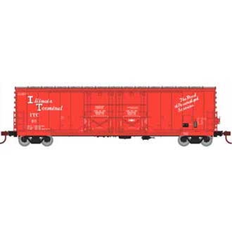 Athearn 67712 HO Scale RTR 50' Evans Double Door Boxcar Illinois Terminal ITC 911