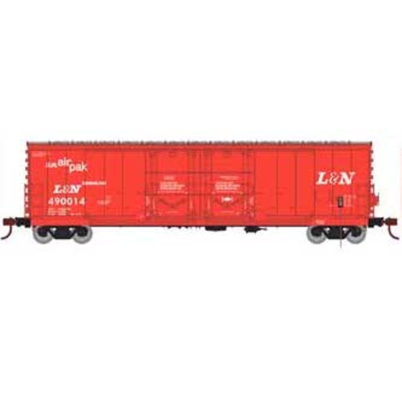 Athearn 67717 HO Scale RTR 50' Evans Double Door Boxcar Louisville & Nashville L&N 490014
