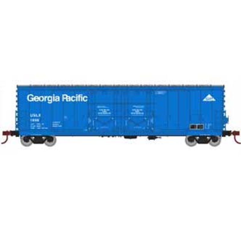 Athearn 67726 HO Scale RTR 50' Evans Double Door Boxcar Georgia Pacific USLX 11888