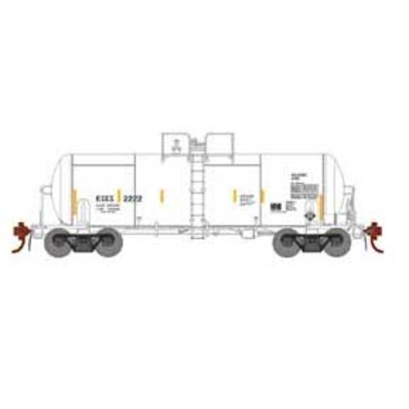Athearn Genesis G25640 HO Scale 13,600 Gallon Acid Tank Car Kennecott Copper KCCX 2222