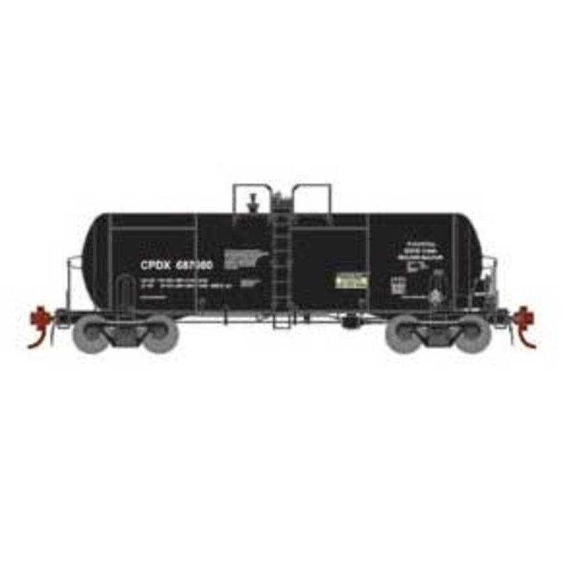 Athearn Genesis G25646 HO Scale 13,600 Gallon Acid Tank Car Chevron CPDX 687000