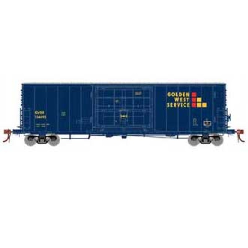 Athearn Genesis G26838 HO Scale 50' PC&F Boxcar Golden West Service GVSR 136195