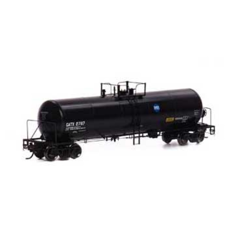 Athearn Genesis G40163 HO Scale GATC 20,000 Gal Tank Car Black GATX 27117
