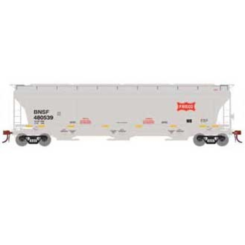 Athearn Genesis G89453 HO Scale Trinity 3 Bay Covered Hopper Frisco Heritage BNSF 480539