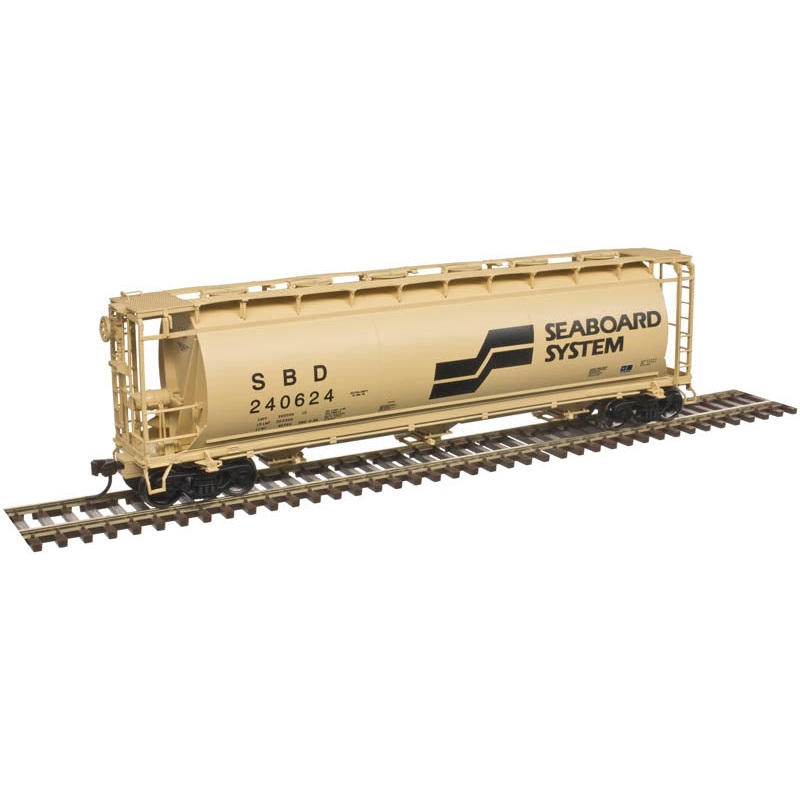 Atlas 20004371 HO 3 Bay Cylindrical Covered Hopper Seaboard SBD 240624