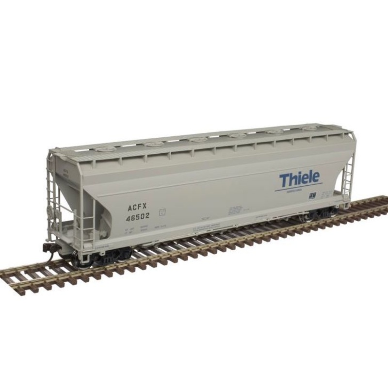 Atlas 20005530 HO Scale Covered Hopper Thiele Kaolin ACFX 46505