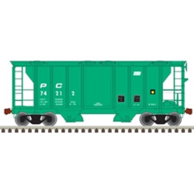 Atlas Trainman 20006552 HO Scale PS-2 Covered Hopper Penn Central PC 74212