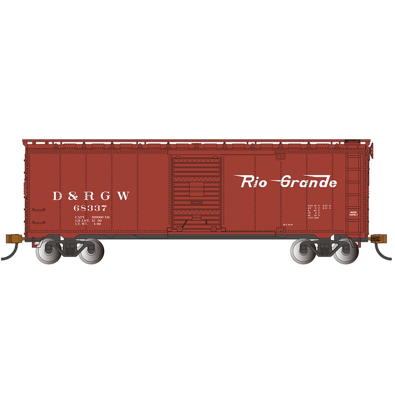 Bachmann 15010 HO Scale Track Cleaning Boxcar Rio Grande DRG&W