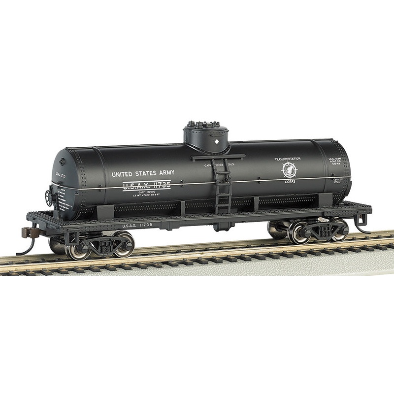 Bachmann 17815 HO Scale Single Dome Tank Car US Army