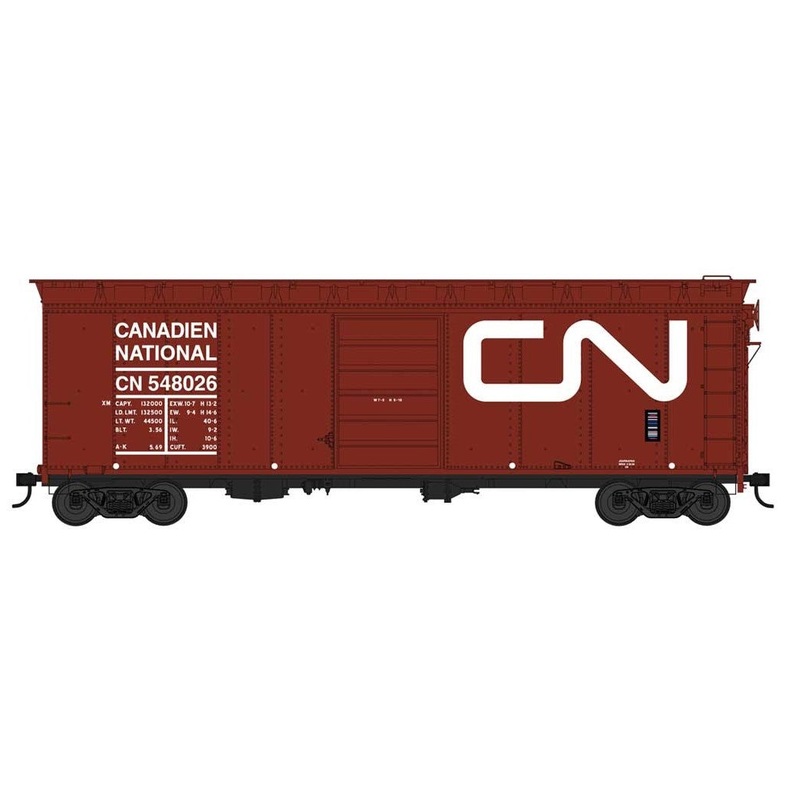 Bowser 42705 HO Scale 40' Boxcar Canadian National CN 548073