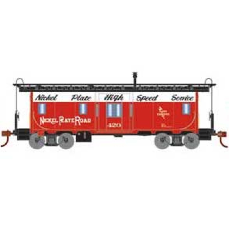 Roundhouse 90194 HO Scale Bay Window Caboose Nickel Plate Road NKP 420