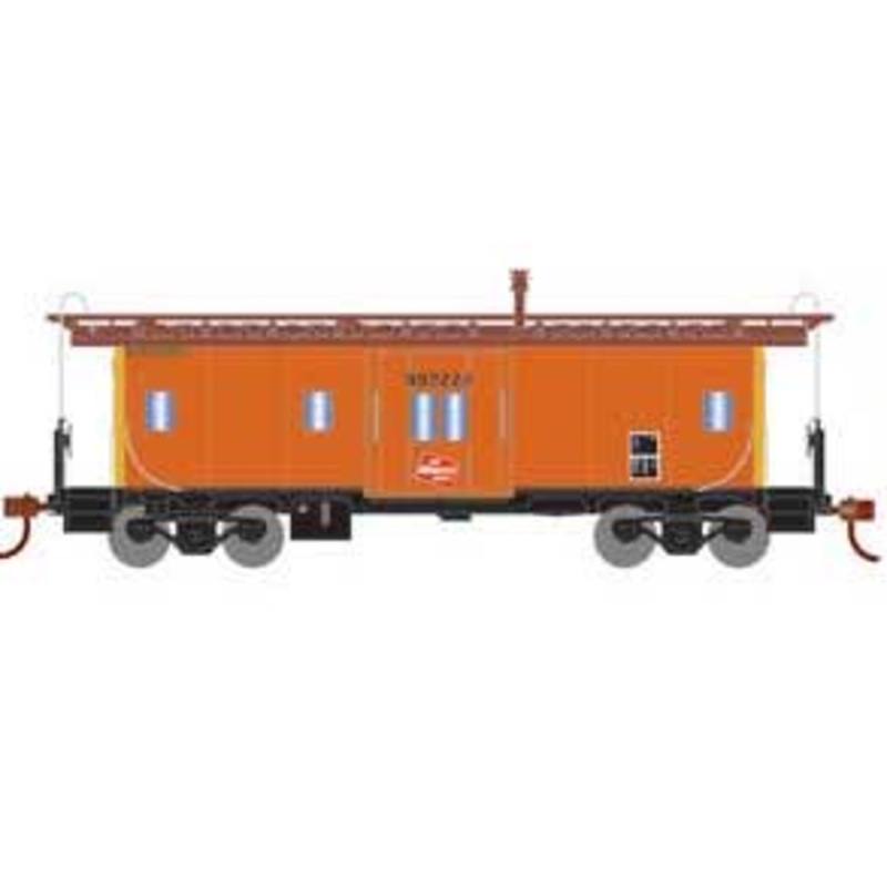 Roundhouse 90199 HO Scale Bay Window Caboose Milwuakee Road MILW 992222
