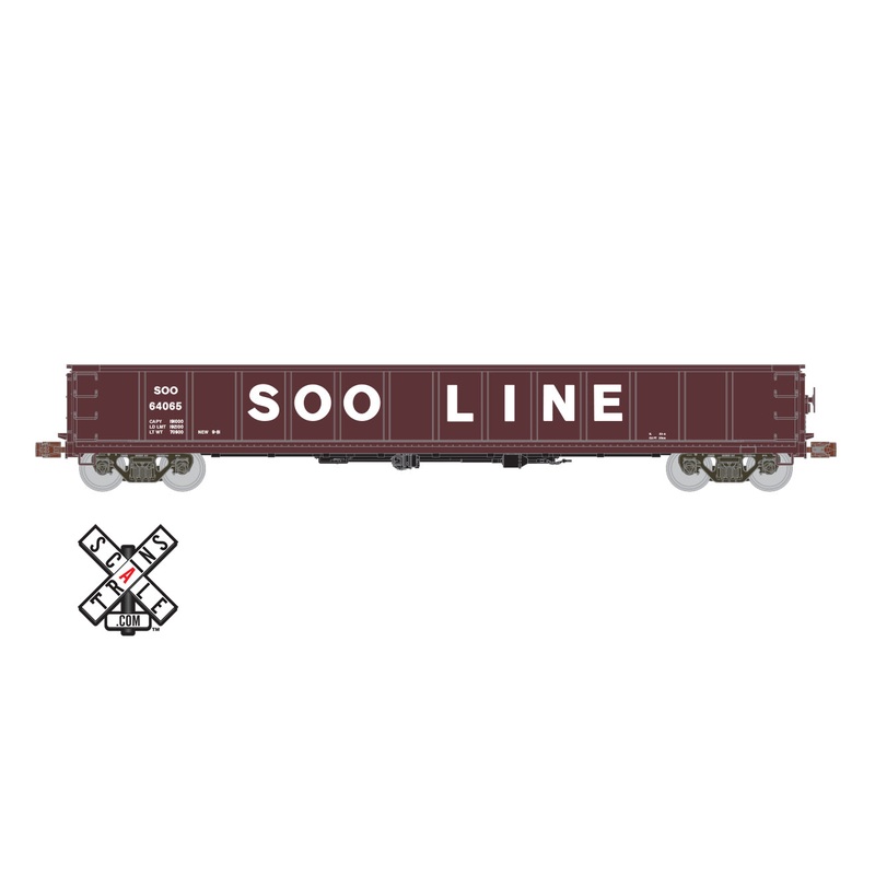 ScaleTrains Kit Classics 1159 CB&Q Havelock Shops 52'6" Gondola SOO Line 64065