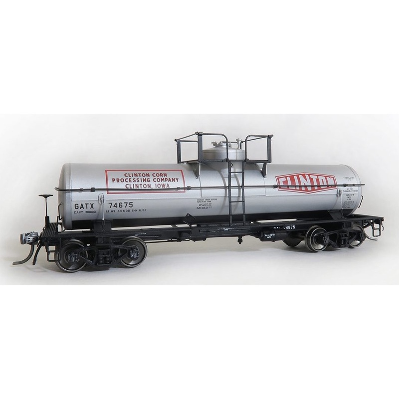 Tangent Scale Models 22121-01 8000 Gallon Tank Car "Clinton Corn" GATX 74671
