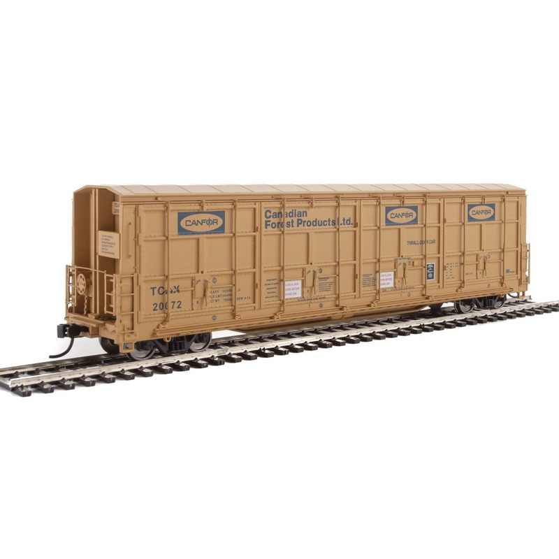Walthers Proto 920-101923 HO Scale All-Door Boxcar Canfor TCAX 20072