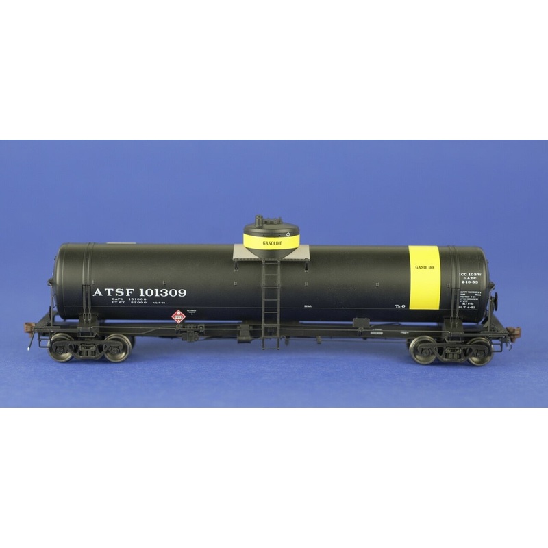 American Limited Models 1840 HO Scale GATC Welded Tank Car Santa Fe (Gas) 101309