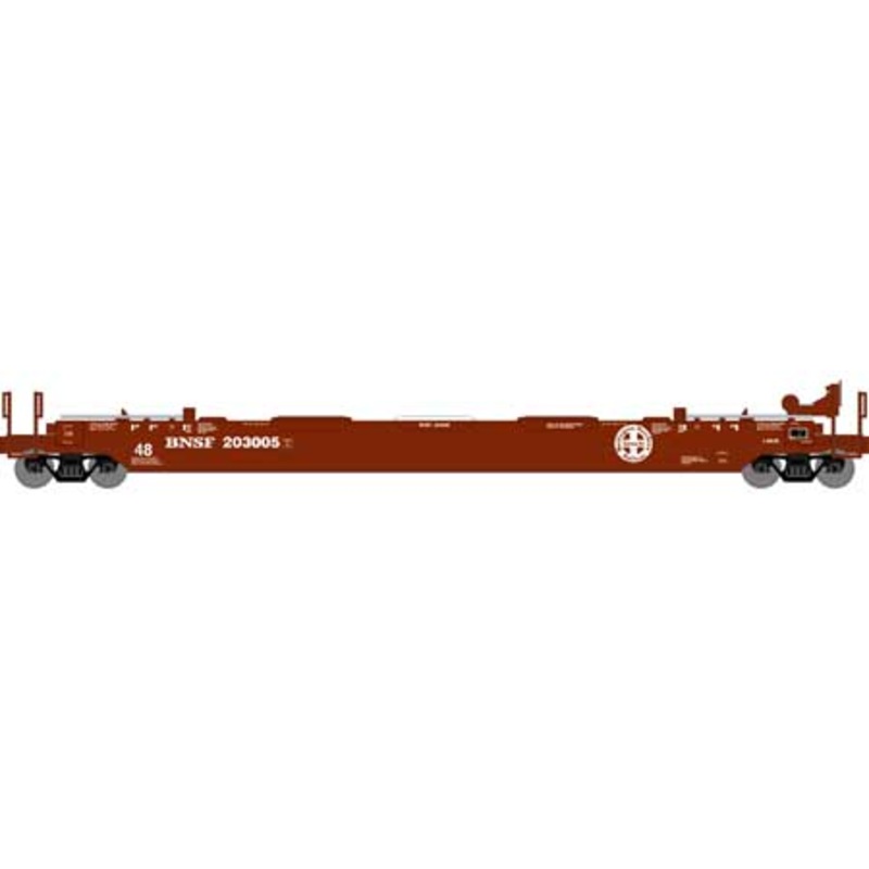 Athearn 7429 HO Scale 48' Husky Stack Well Car BNSF 203005