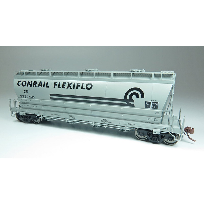 Rapido Trains 133007A HO Scale Flexi Flow Covered Hopper (1976 996H Class) Conrail CR # Varies
