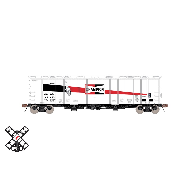 ScaleTrains HO Scale 32991 Rivet 4180 Airslide Hopper Champion Spark Plug GACX 46440