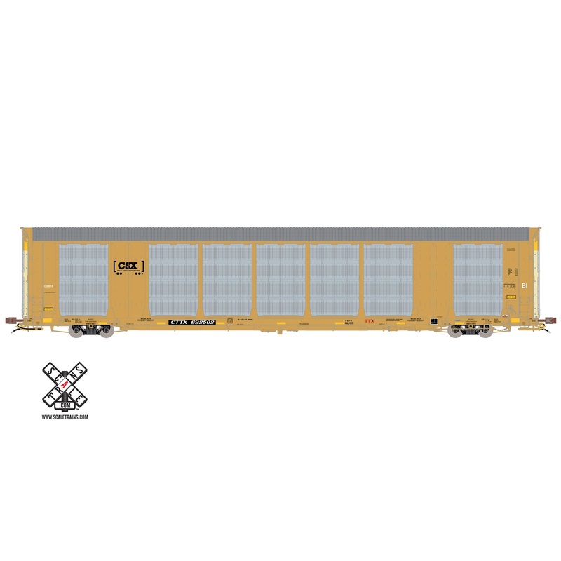 ScaleTrains Rivet 32758 HO Scale Gunderson Multi-Max Autorack CSX/CTTX CSX 692514