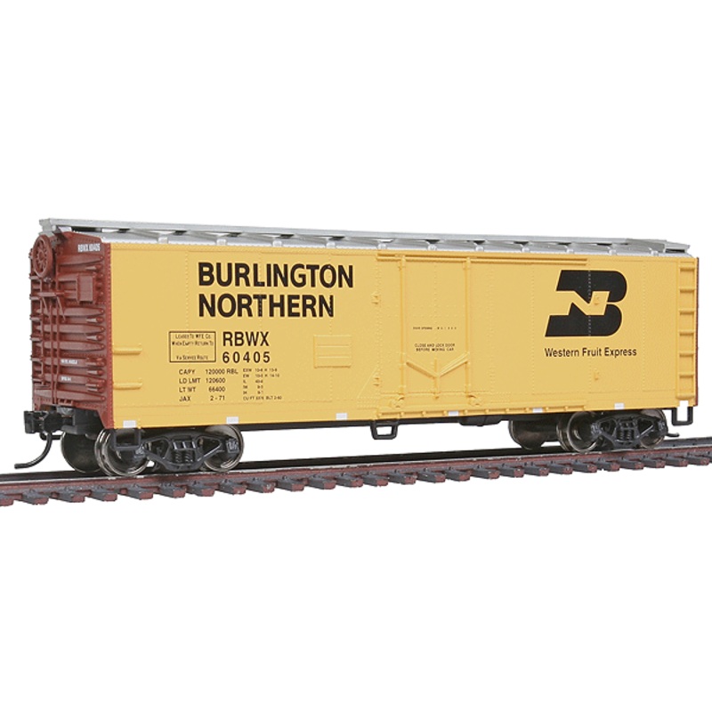 Walthers 910-1553 HO 40' Boxcar Burlington Northern / Western Fruit Express RBWX #60405