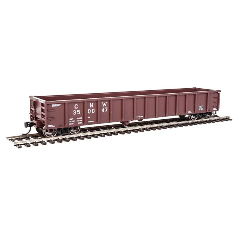 Walthers MainLine 910-6233 53' Gondola ex-Railgon Chicago NorthWestern CNW 350047