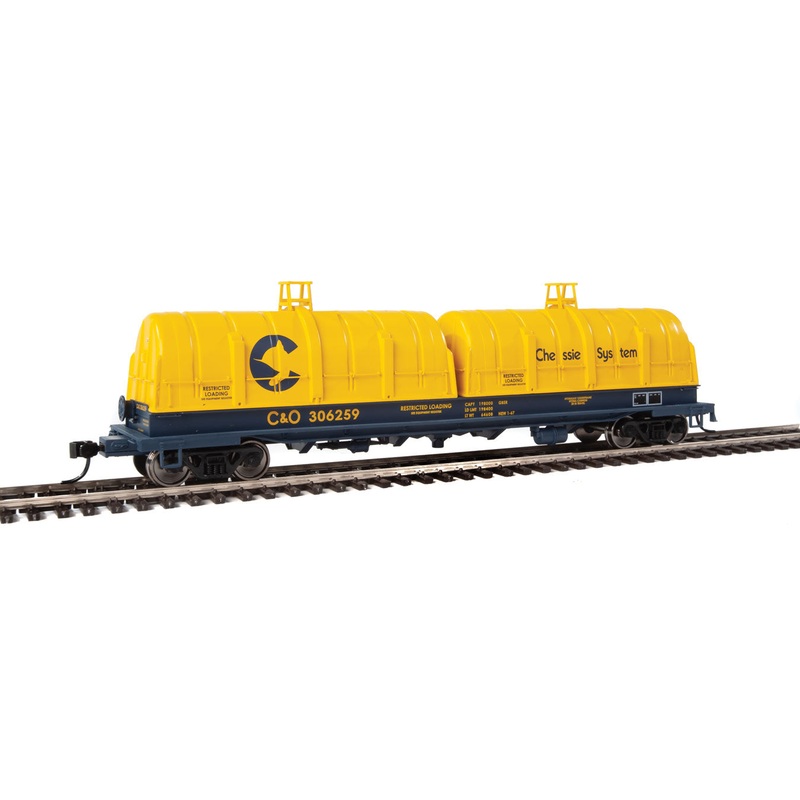 Walthers Proto 920-105215 HO Scale 50' Cushion Coil Car Chessie System C&O 306259