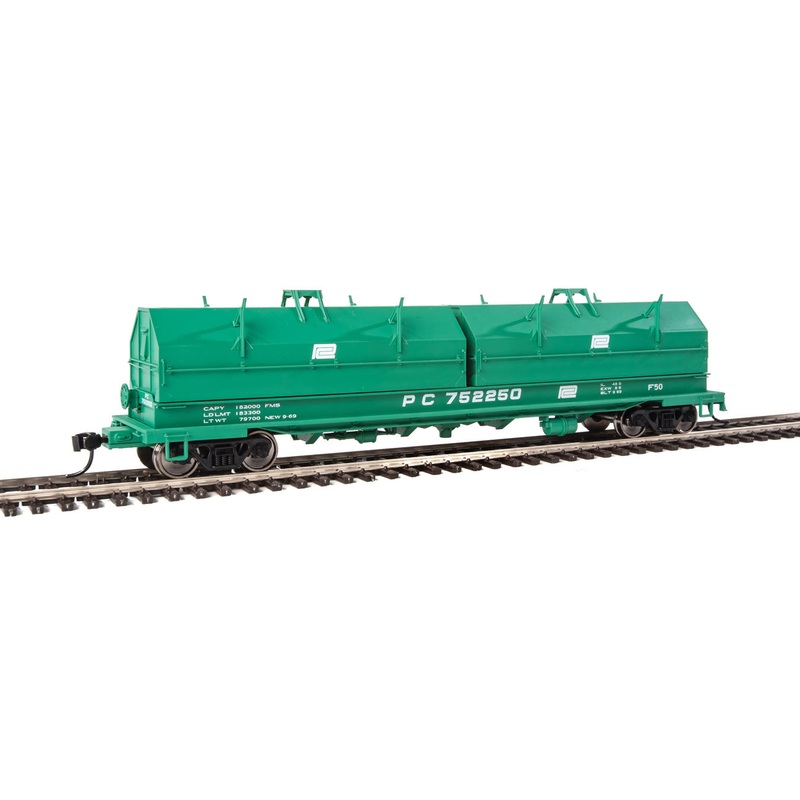 Walthers Proto 920-105233 HO Scale 50' Cushion Coil Car Penn Central PC 752250