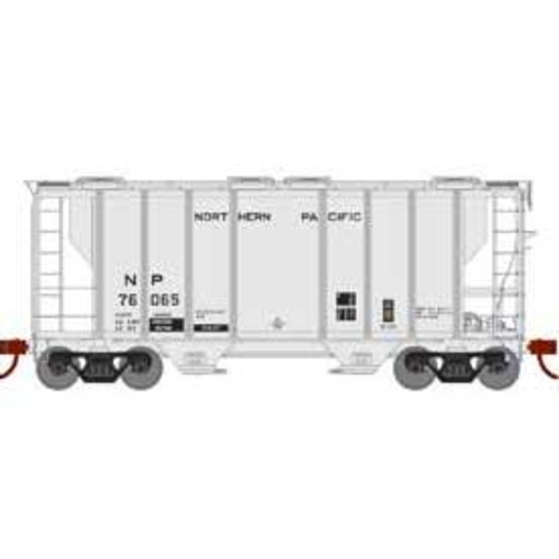 Athearn 63800 HO Scale PS-2 2600 Covered Hopper "1977 Re-weigh" Northern Pacific NP 76065