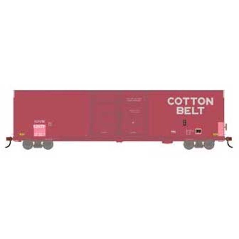 Athearn 90579 HO Scale FMC 60' Double Door Hi-Cube Boxcar Primed for Grime Cotton Belt SSW 62639