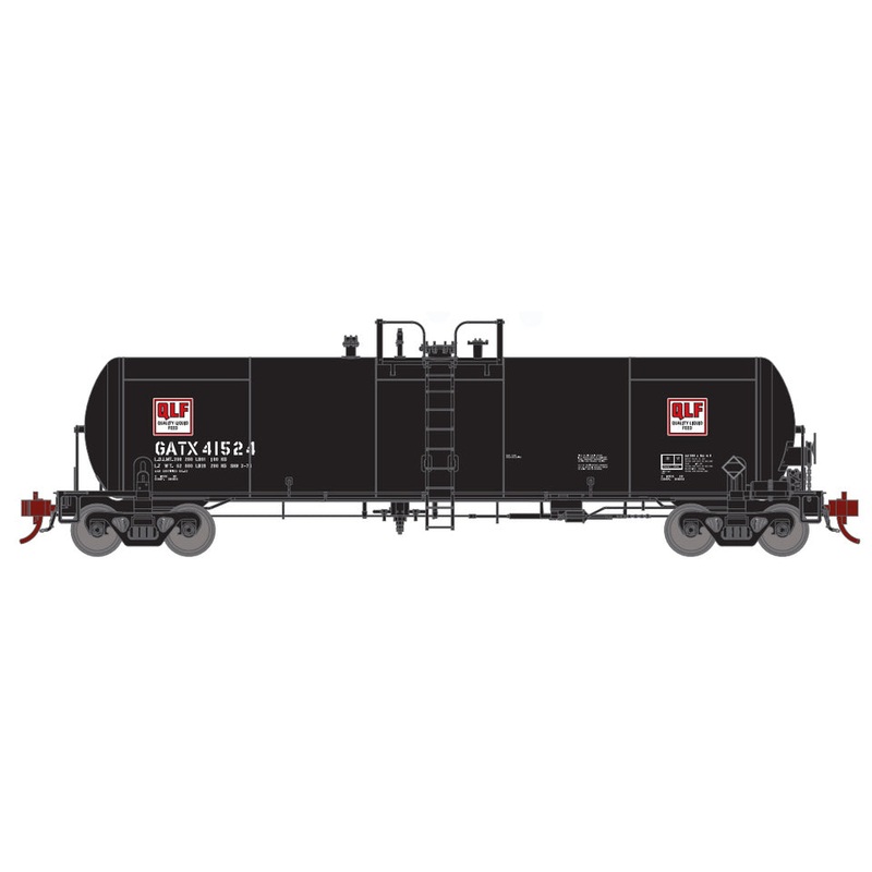 Athearn Genesis G40182 HO Scale GATC 20,000 Gal Tank Car QLF GATX 41524