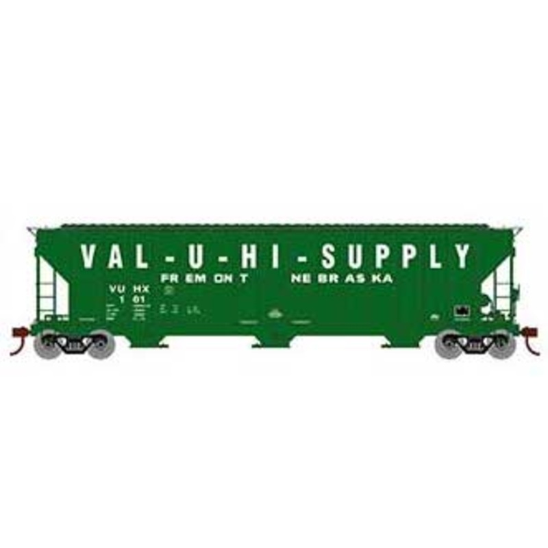 Athearn RTR 81589 HO 54' FMC 4700 Covered Hopper Val-U-Hi VUHX 101