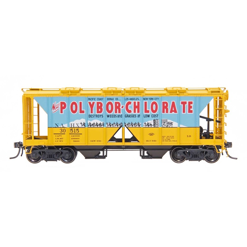 InterMountain 48643 HO Scale 1958 Cu. Ft. Covered Hopper Polybor-Clorate NAHX # Varies