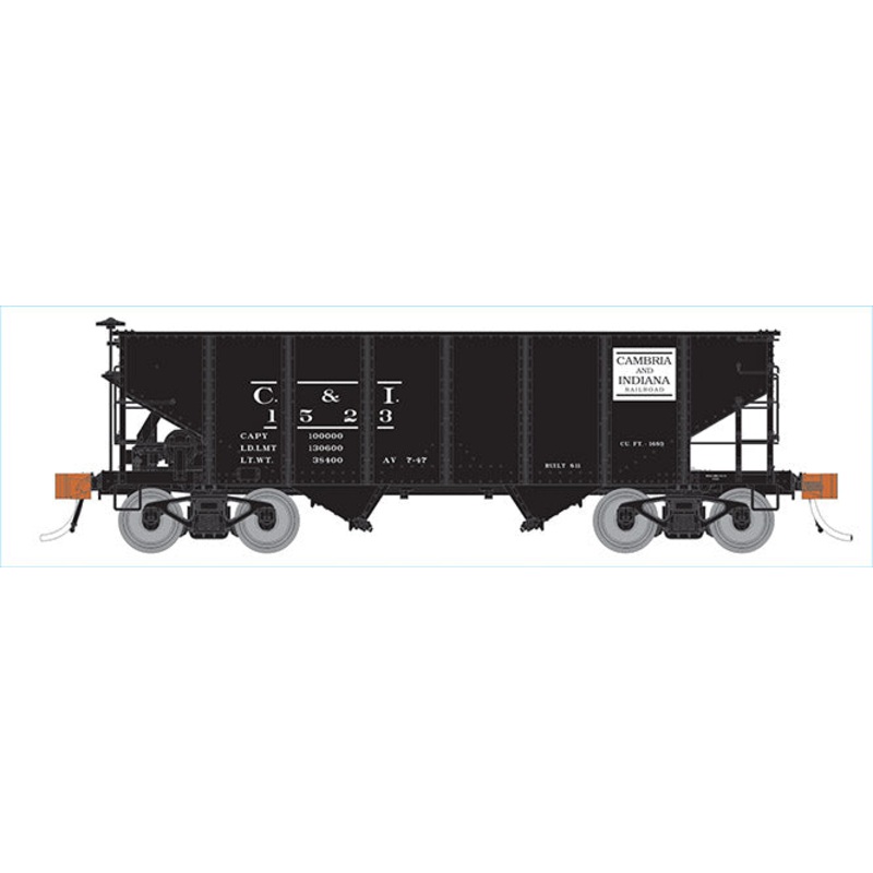 Rapido Trains 148005A HO Scale GLa 2-Bay Hopper Cambria & Indiana C&I # Varies
