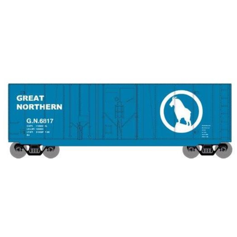 Roundhouse 1010 HO Scale 40' Grain Boxcar Great Northern GN 6817
