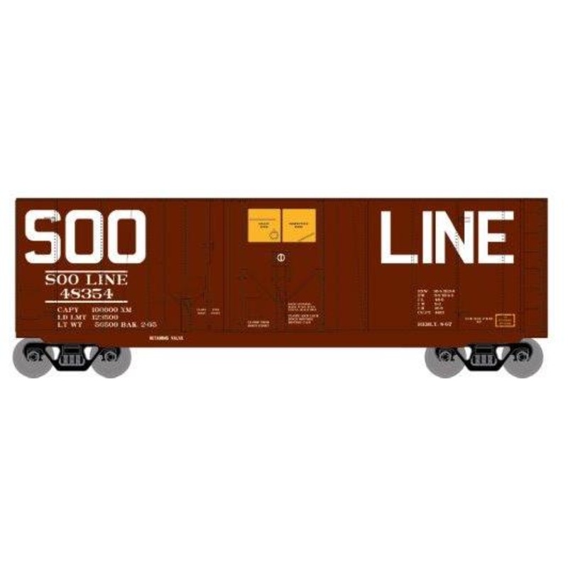Roundhouse 1012 HO Scale 40' Grain Boxcar SOO Line 48354
