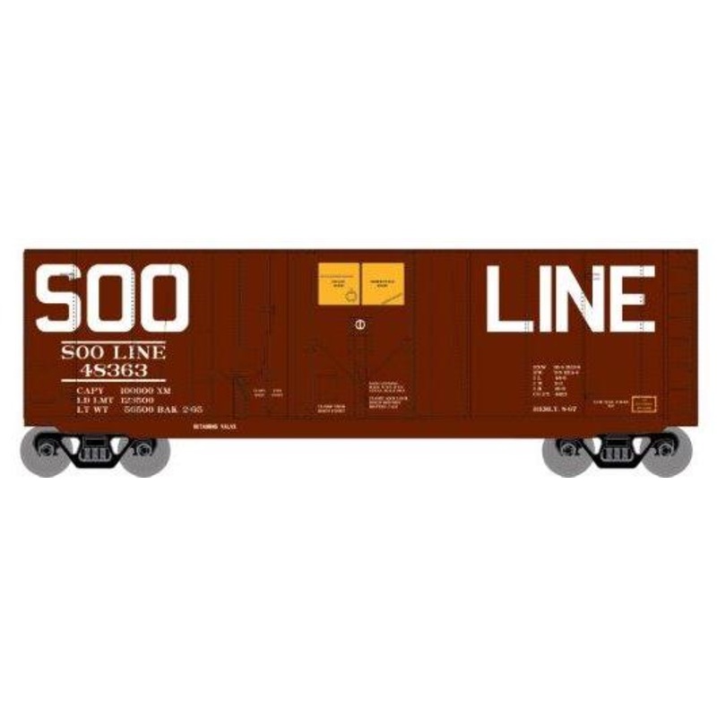 Roundhouse 1013 HO Scale 40' Grain Boxcar SOO Line 48363