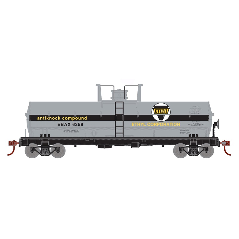 Roundhouse 1119 HO Scale Chemical Tank Car Ethyl Corporation EBAX 6277