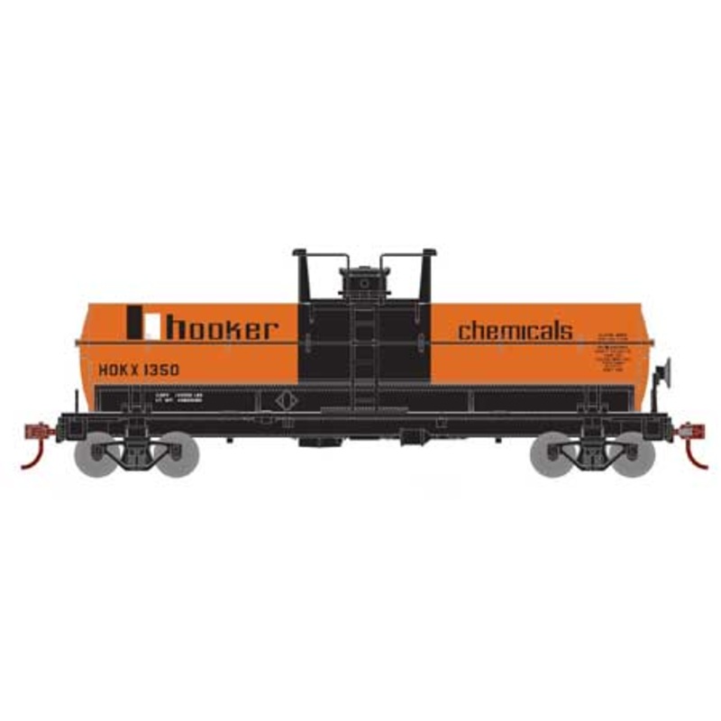 Roundhouse 1122 HO Scale Chemical Tank Car Hooker HOKX 1350