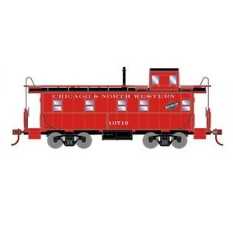 Roundhouse 1200 HO Scale Cupola Caboose Chicago NorthWestern C&NW 10719