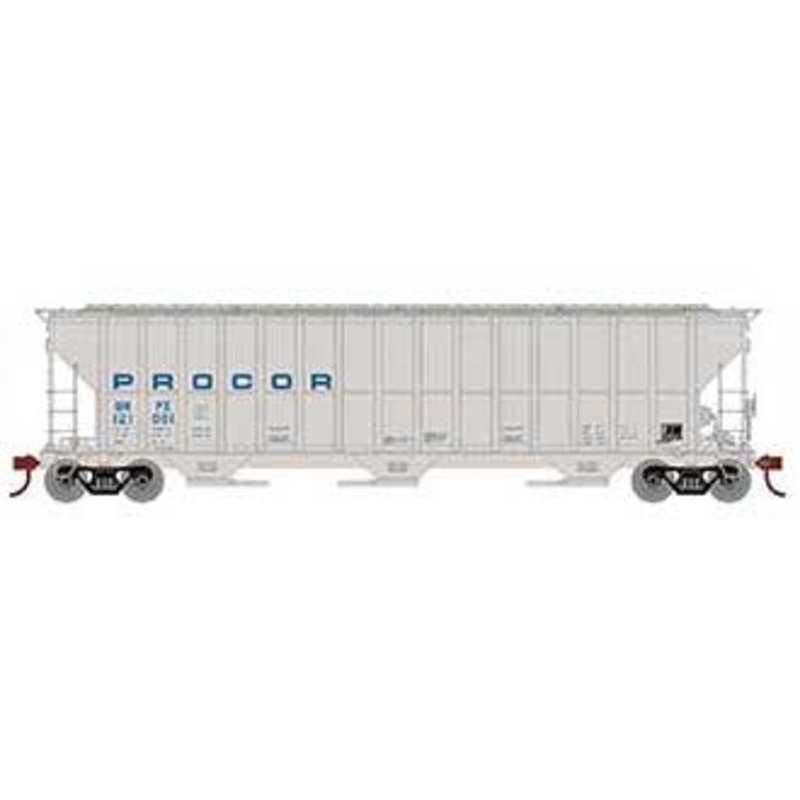 Athearn RTR 81587 HO 54' FMC 4700 Covered Hopper Procor UNPX 121061