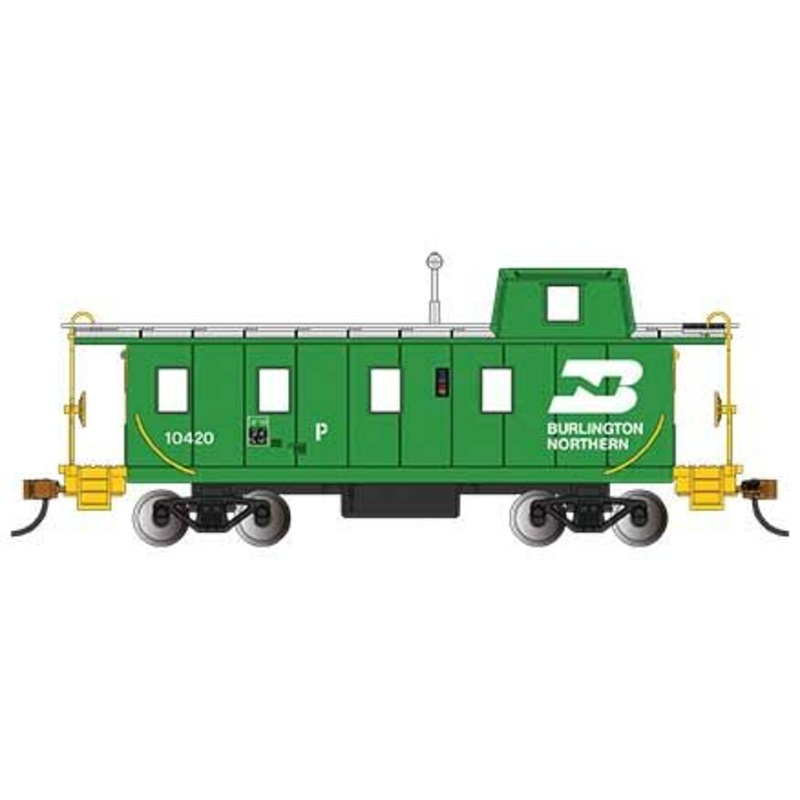 Bachmann 14005 HO Scale Offset Cupola Caboose Burlington Northern BN 10420