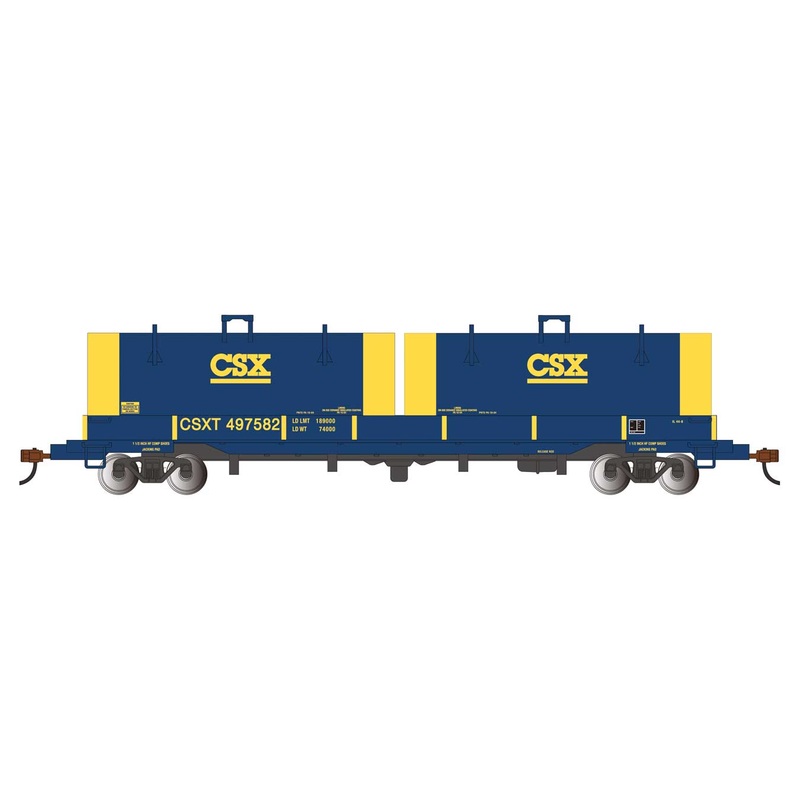 Bachmann 71402 HO Scale Coil Car with Load CSX 497582