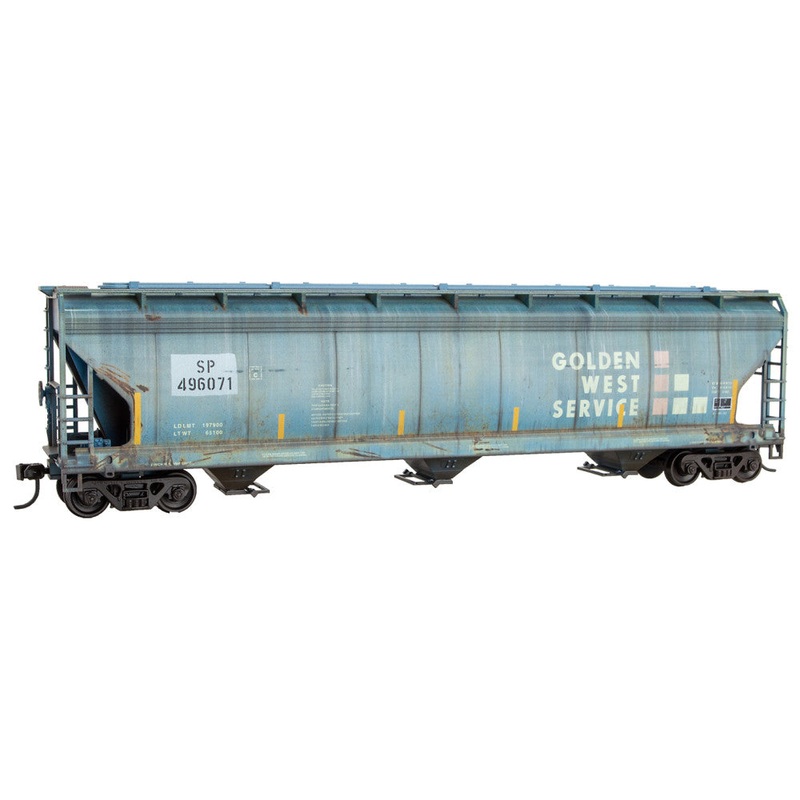 Micro-Trains 200002 HO Scale 3 Bay ACF Covered Hopper Kit (Weathered) ex-GWS SP 496071