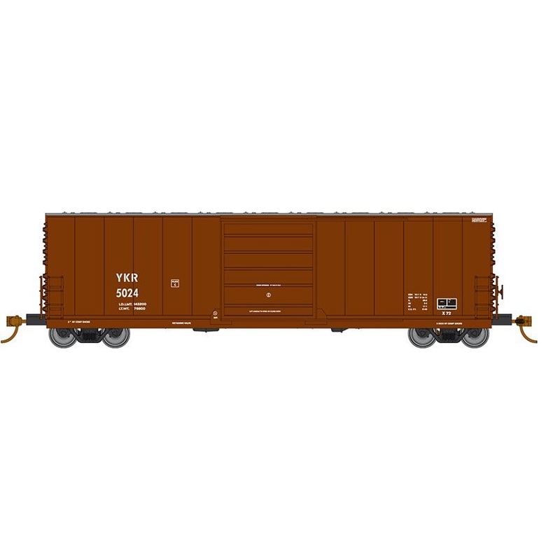 Rapido Trains 139009A HO Scale Evans X72 Boxcar Yorkrail YKR Single #Varies