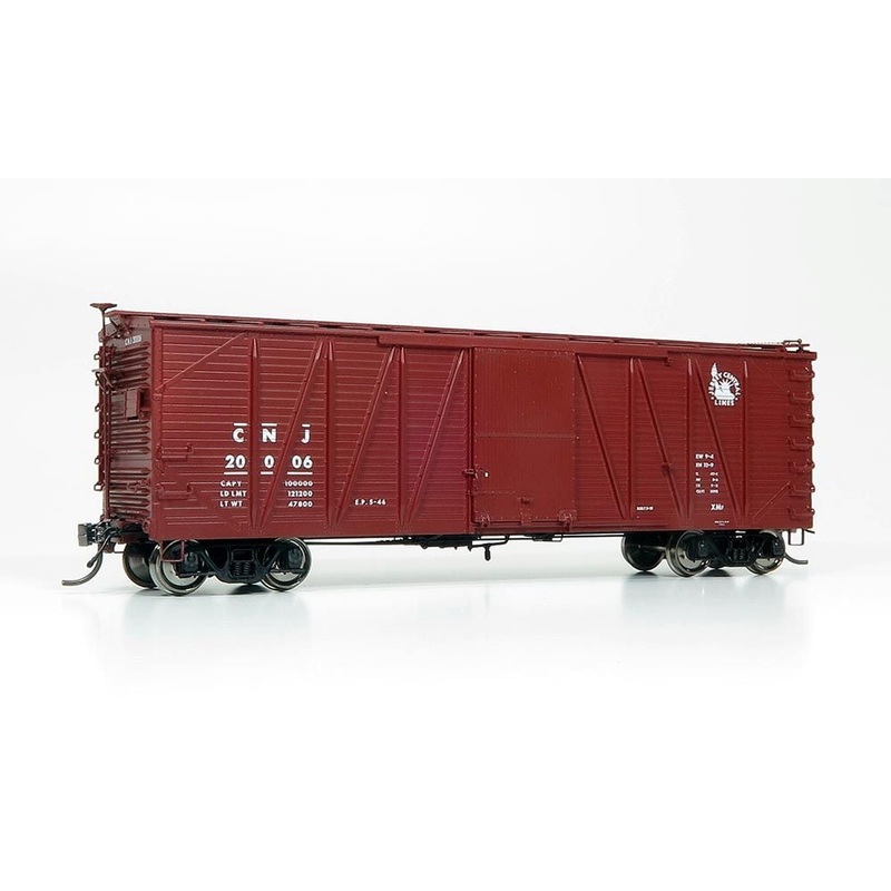 Rapido Trains 142003A HO Scale USRA Single Sheathed Boxcar Central of New Jersey CNJ #Varies