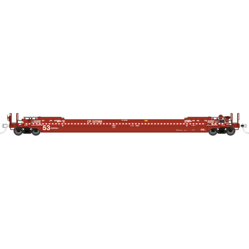 Rapido Trains 401024 HO Scale Gunderson 53' Husky-Stack Well Car Canadian Pacific CP 527066