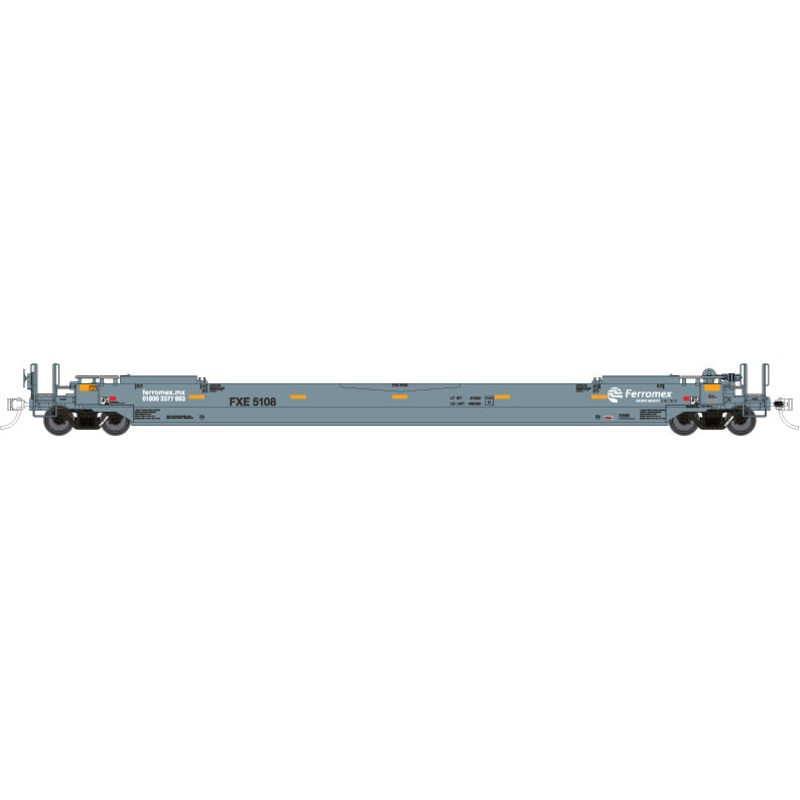 Rapido Trains 401032 HO Scale Gunderson 53' Husky-Stack Well Car Ferromex FXE 5183